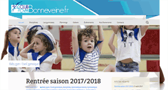 Desktop Screenshot of club-gym-bonneveine.fr