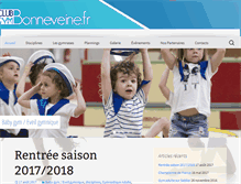 Tablet Screenshot of club-gym-bonneveine.fr